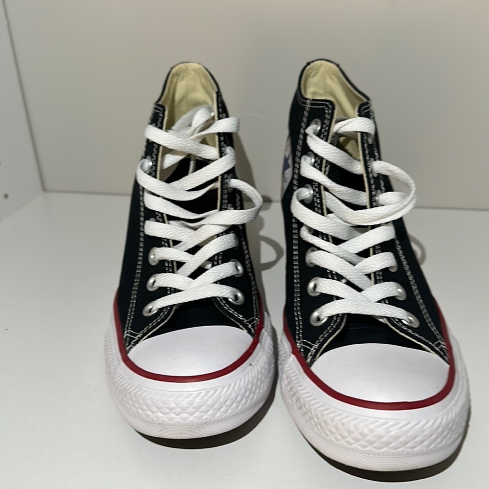 Black Chuck Taylor Lux Wedges